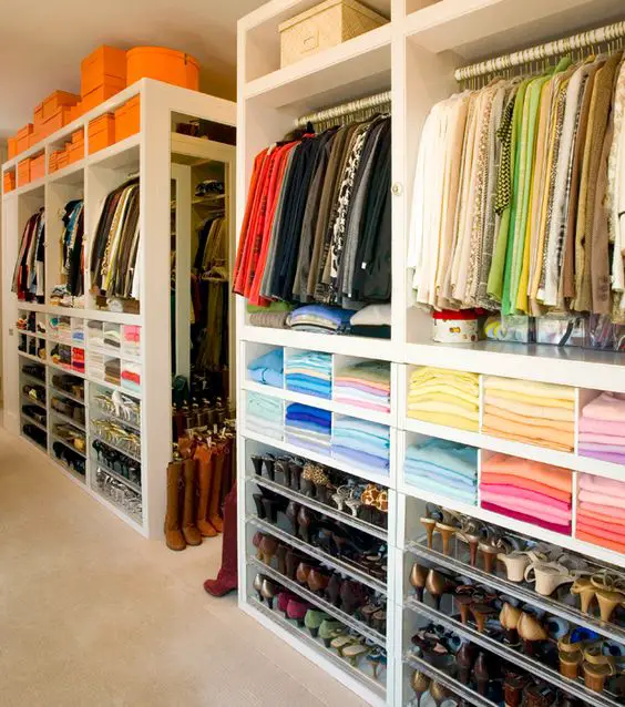 closet organizado