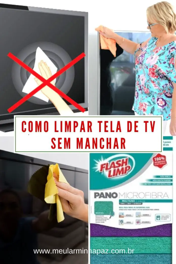 Como Limpar Tela de TV sem Manchar [INFALÍVEL]
